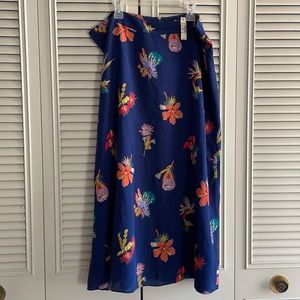 ✨NWT✨ Madewell silk Birds of Paradise Maxi Size 14
